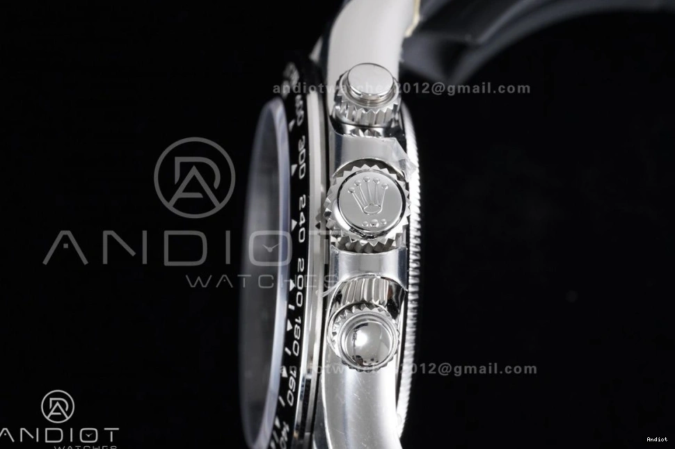 V2 Black VSF on Daytona Oysterflex 1:1 Dial Best VS4131 Gray Strap (Weighted) 126519 Edition 0419